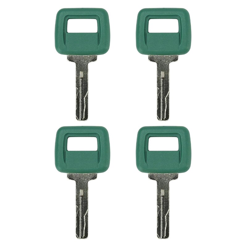 gradora 4PCS 11039228 Ignition Keys Compatible with Vol-vo Loaders and Articulating Haul Trucks A20C A25C A30C A35C A40 DA25D DA30D A35D A40D Green - Image 2